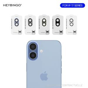 Verre trempé caméra arrière iPhone 17